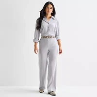 Worthington Womens Long Sleeve Blouse