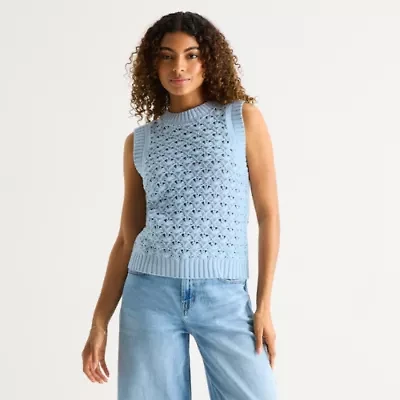 a.n.a Womens Crew Neck Sweater Vest