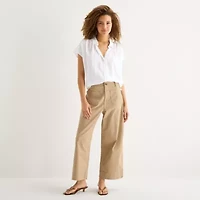 a.n.a Womens Short Sleeve Blouse