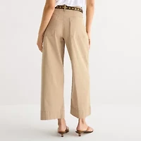 a.n.a Womens Wide Leg Highest Rise Cropped Pant