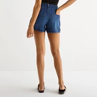 a.n.a Patch Pocket Womens Highest Rise Denim Short