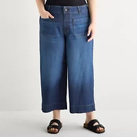 a.n.a Womens - Plus Highest Rise Cropped Jean
