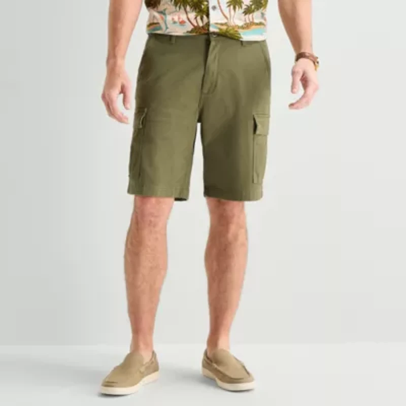 St. John's Bay Mens 10" Mid Rise Stretch Fabric Cargo Short
