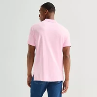 U.S. Polo Assn. Interlock Pique Mens Classic Fit Short Sleeve Shirt
