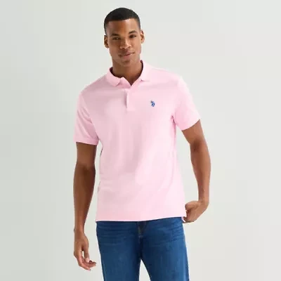 U.S. Polo Assn. Interlock Pique Mens Classic Fit Short Sleeve Shirt