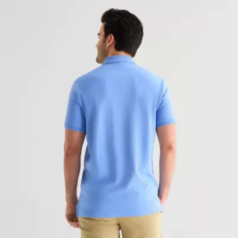 U.S. Polo Assn. Interlock Pique Mens Classic Fit Short Sleeve Shirt