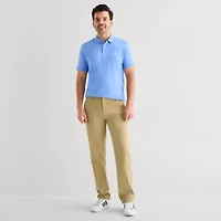 U.S. Polo Assn. Interlock Pique Mens Classic Fit Short Sleeve Shirt