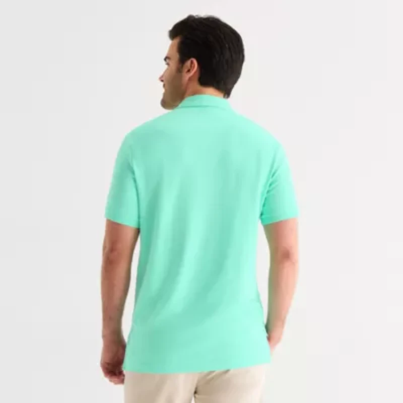 U.S. Polo Assn. Interlock Pique Mens Classic Fit Short Sleeve Shirt