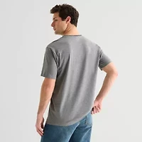 U.S. Polo Assn. Tipped Stretch Mens V Neck Short Sleeve Fabric T-Shirt