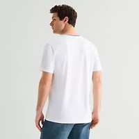 U.S. Polo Assn. Tipped Mens Crew Neck Short Sleeve Stretch Fabric T-Shirt