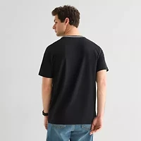 U.S. Polo Assn. Tipped Mens Crew Neck Short Sleeve Stretch Fabric T-Shirt