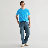 U.S. Polo Assn. Tipped Stretch Mens Crew Neck Short Sleeve Fabric T-Shirt