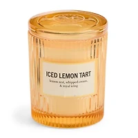 Martha Stewart 10oz Iced Lemon Tart Single Wick Scented Jar Candle