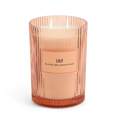 Martha Stewart 19oz Lily 2-Wick Scented Jar Candle