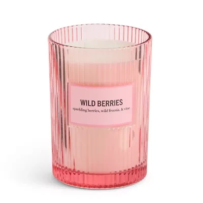 Martha Stewart 19oz Wild Berries 2-Wick Scented Jar Candle