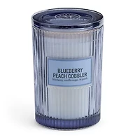 Martha Stewart 19oz Blueberry Peach Cobbler 2-Wick Scented Jar Candle
