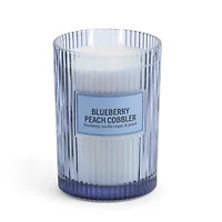 Martha Stewart 19oz Blueberry Peach Cobbler 2-Wick Scented Jar Candle