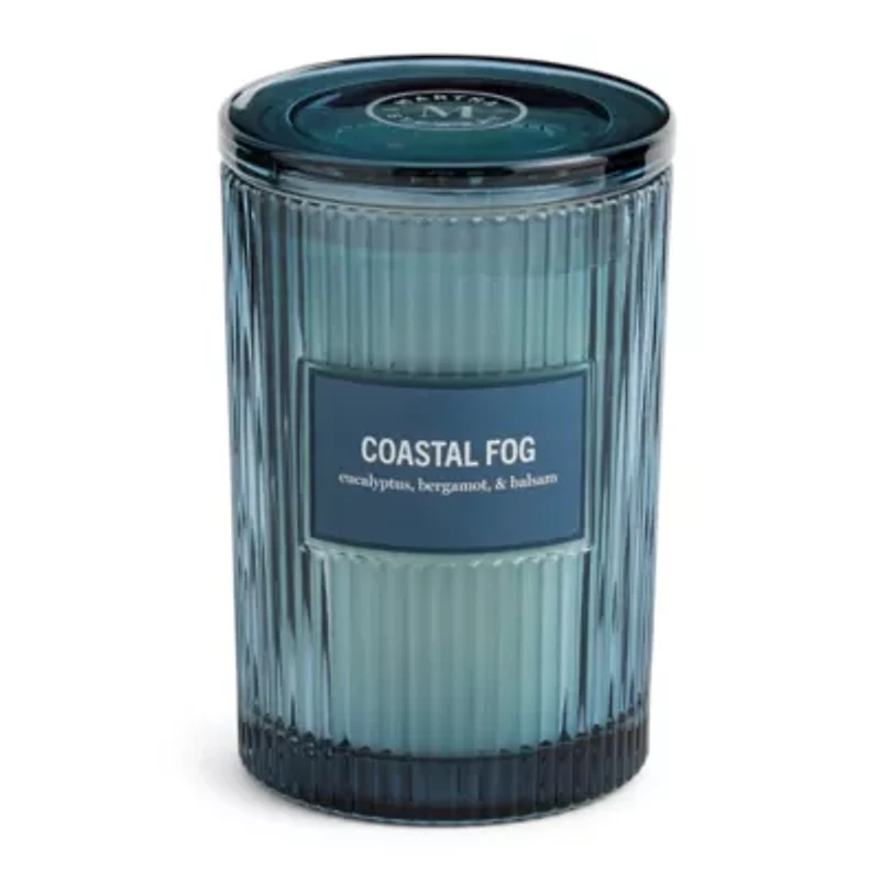 Martha Stewart 19oz Coastal Fog 2-Wick Scented Jar Candle