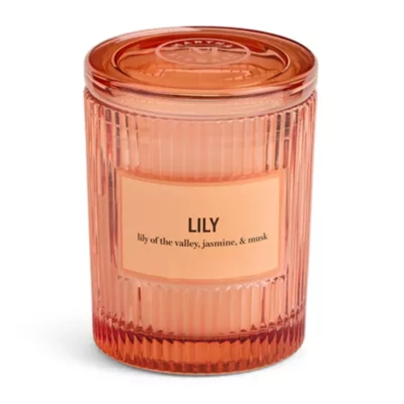 Martha Stewart 10oz Lily Single Wick Scented Jar Candle
