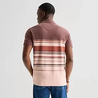 mutual weave Mens Regular Fit Short Sleeve Polo Shirt