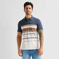 mutual weave Mens Regular Fit Short Sleeve Polo Shirt