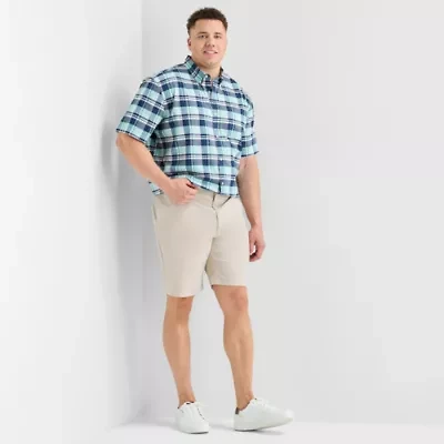 St. John's Bay Extender Waistband Performance 10" & 11" Mens Mid Rise Big and Tall Golf Short