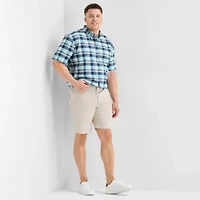 St. John's Bay Extender Waistband Performance 10" & 11" Mens Mid Rise Big and Tall Golf Short
