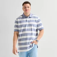St. John's Bay Essential Oxford Mens Classic Fit Short Sleeve Polo Shirt