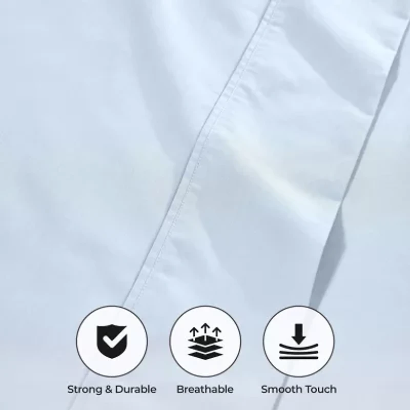 SUPERIOR® Cotton Rich Blend Wrinkle Resistant 1000tc Deep Pocket Sheet Set