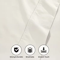 SUPERIOR® Cotton Rich Blend Wrinkle Resistant 1000tc Deep Pocket Sheet Set