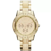 Relic® Payton Womens Champagne & Gold-Tone Multifunction Watch ZR15694