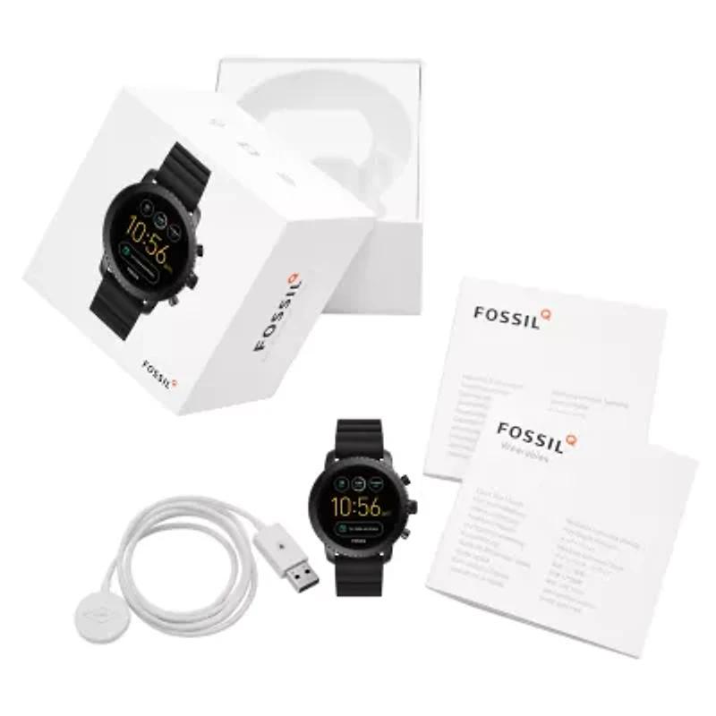 Fossil Smartwatches Gen 3 Unisex Adult Black Smart Watch Ftw4005