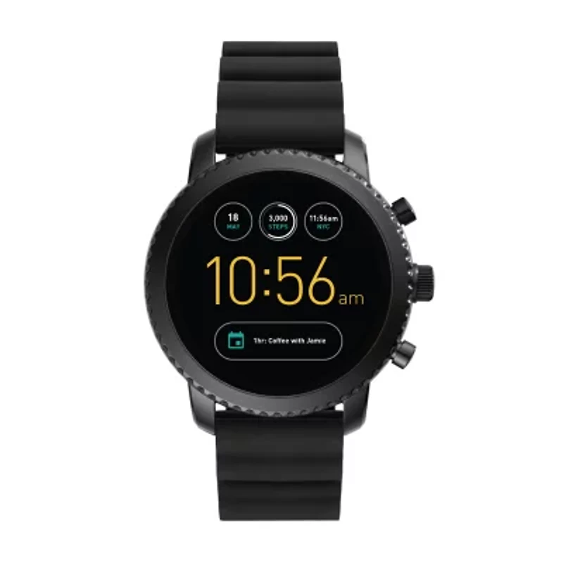 Fossil Smartwatches Gen 3 Unisex Adult Black Smart Watch Ftw4005