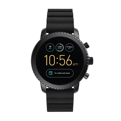 Fossil Smartwatches Gen 3 Unisex Adult Black Smart Watch Ftw4005