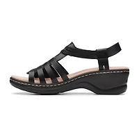 Clarks Womens Lexi Bridge Wedge Sandals Wide Width