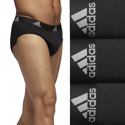 adidas Cotton Mens 3 Pack Briefs 5152357a