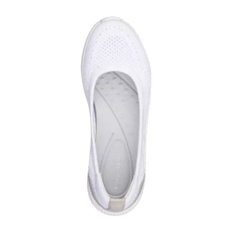 Easy Spirit Glitz Womens Round Slip-On Shoe