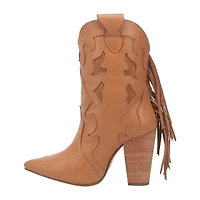 Dingo Womens Lady's Night Stacked Heel Booties