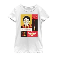 Little & Big Kid Girls Crew Neck Short Sleeve Regular Fit Harry Potter Graphic T-Shirt