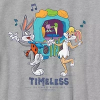 Little & Big Kid Boys Crew Neck Short Sleeve Regular Fit Looney Tunes Graphic T-Shirt