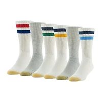 Gold Toe Sport Mens 6 Pair Crew Socks