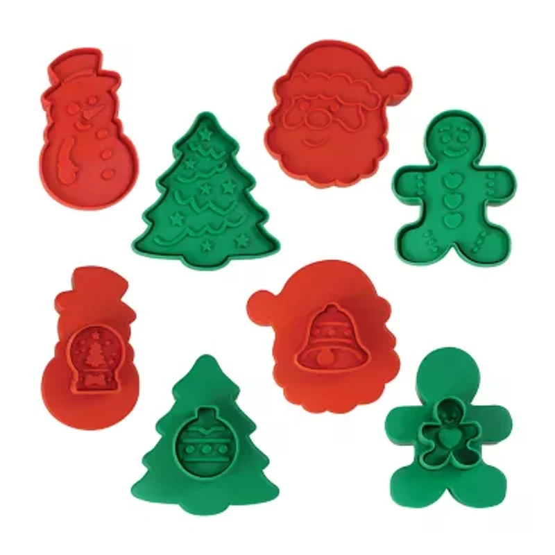 R&M International Llc Christmas 4-pc. Cookie Stampers