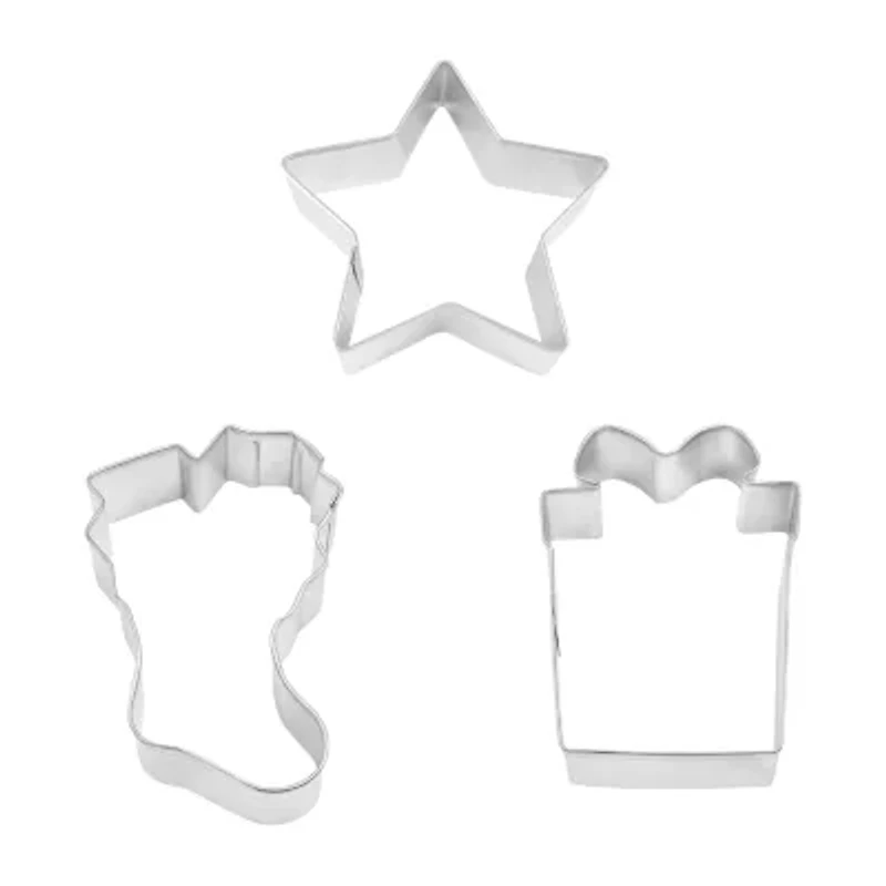 R&M International Llc Good Tidings 3-pc. Cookie Cutters