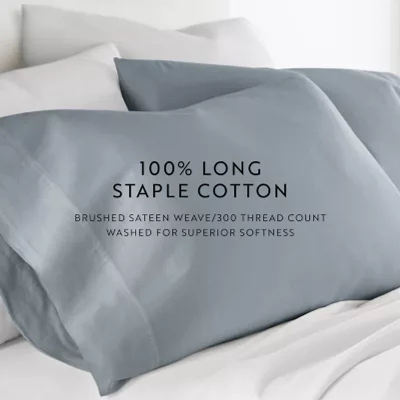 Casual Comfort Solid Cotton 300tc Pillowcase