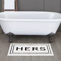 Mohawk Home Knitted His & Hers Bath Mat
