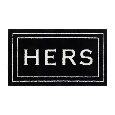 Mohawk Home Knitted His & Hers Bath Mat