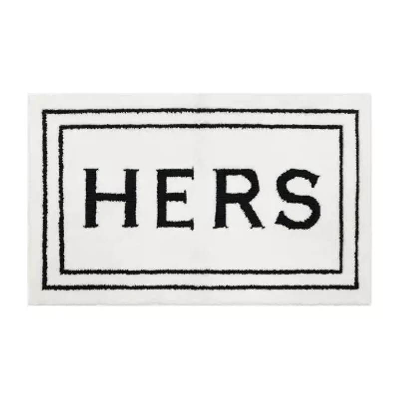 Mohawk Home Knitted His & Hers Bath Mat