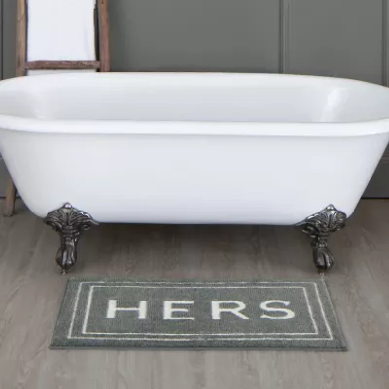Mohawk Home Knitted His & Hers Bath Mat