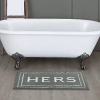 Mohawk Home Knitted His & Hers Bath Mat
