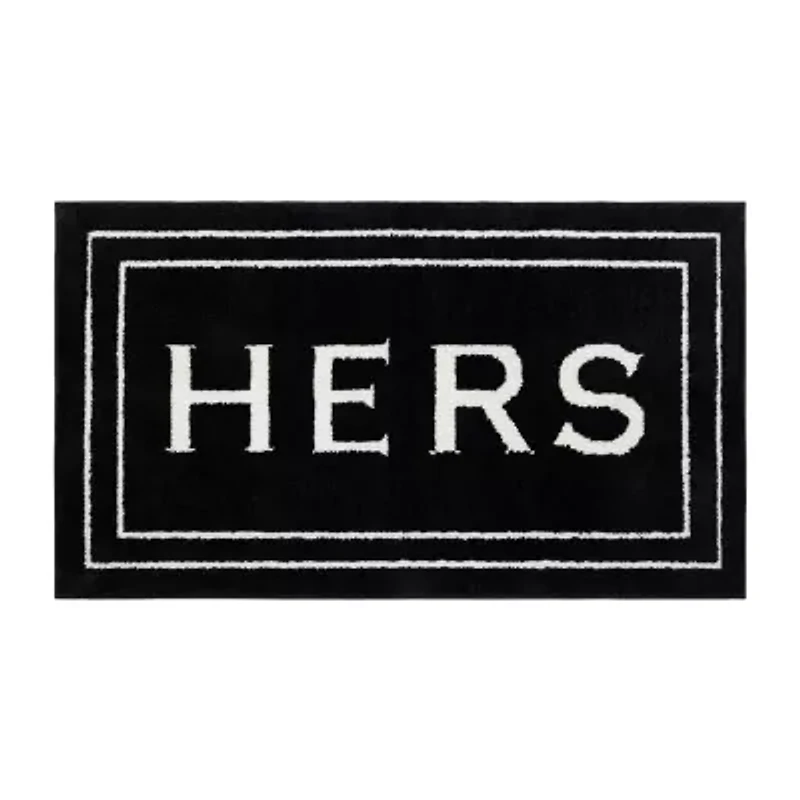 Mohawk Home Knitted His & Hers Bath Mat